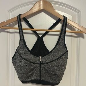 Victoria’s Secret VSX racerback front zip sports athletic bra S
